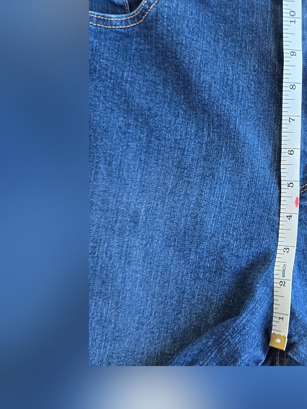 Straight Leg Dark Wash Jeans Gloria Vanderbilt Size 14 - Picture 9 of 14
